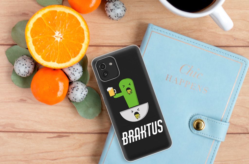 Samsung Galaxy A03 Telefoonhoesje met Naam Braktus B2C Telecom