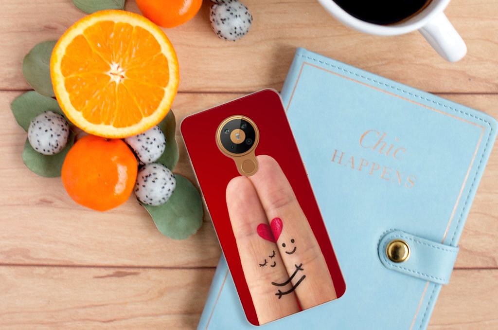 Nokia 5.3 Silicone Back Cover Liefde - Origineel Romantisch Cadeau B2C Telecom