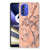 Motorola Moto G51 5G TPU Siliconen Hoesje Marmer Oranje B2C Telecom