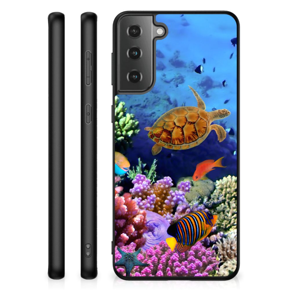 Samsung Galaxy S21 Plus Dierenprint Telefoonhoesje Vissen B2C Telecom