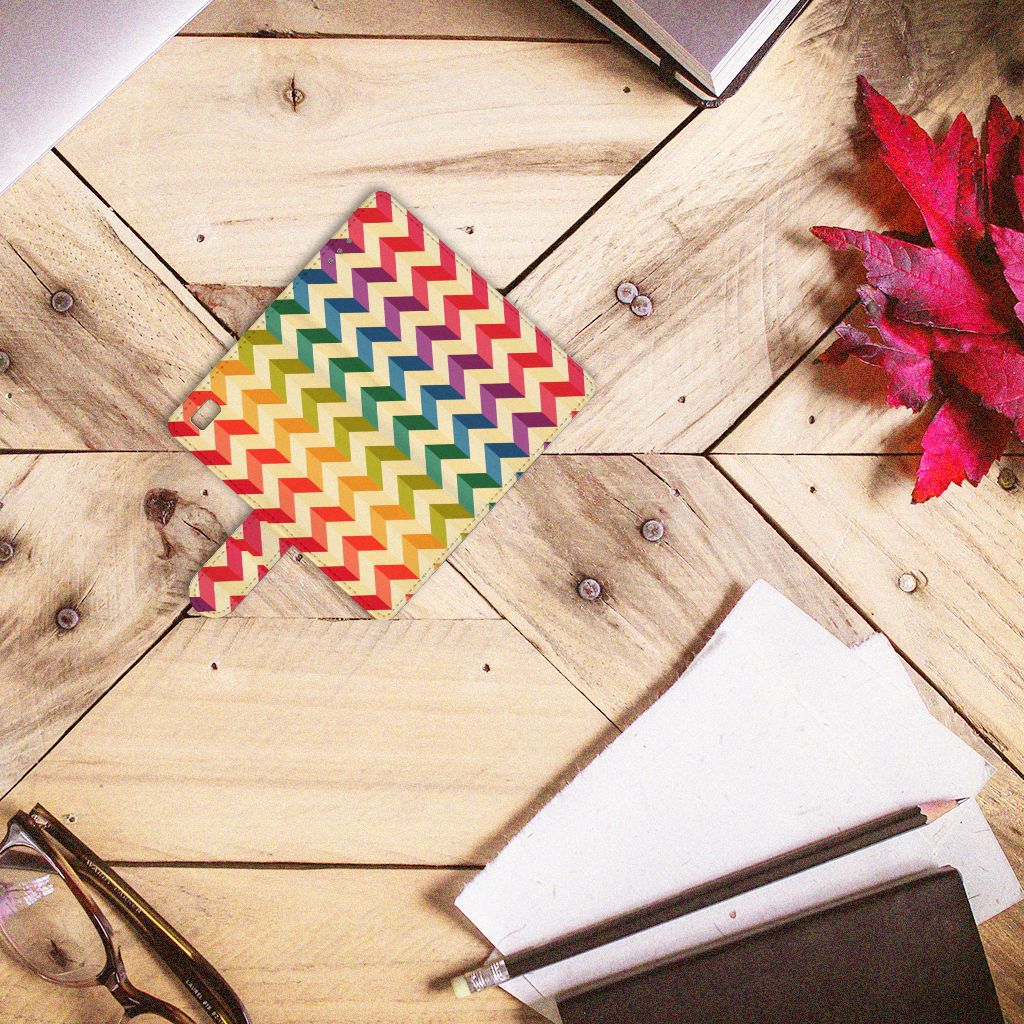 Huawei Ascend P8 Lite Telefoon Hoesje Zigzag Multi Color