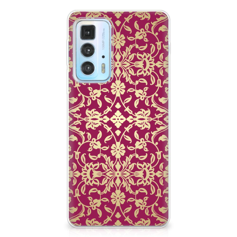 Siliconen Hoesje Motorola Edge 20 Pro Barok Pink