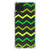 Samsung Galaxy A22 5G Doorzichtige Silicone Hoesje Zigzag Groen B2C Telecom