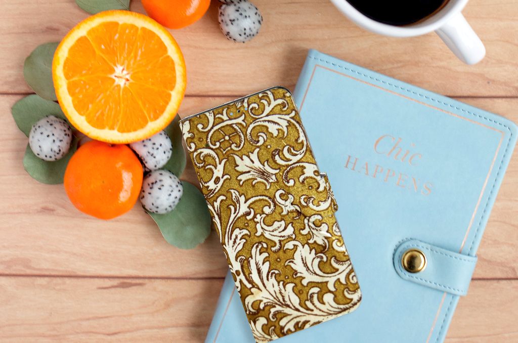 Wallet Case OPPO Reno8 Pro Barok Goud