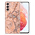 Samsung Galaxy S21 TPU Siliconen Hoesje Marmer Oranje