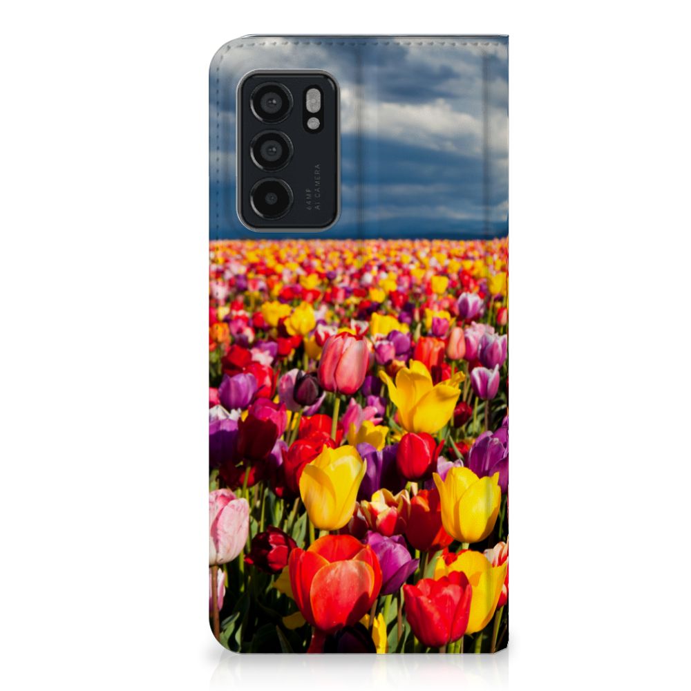 OPPO Reno6 5G Smart Cover Tulpen - B2C Telecom