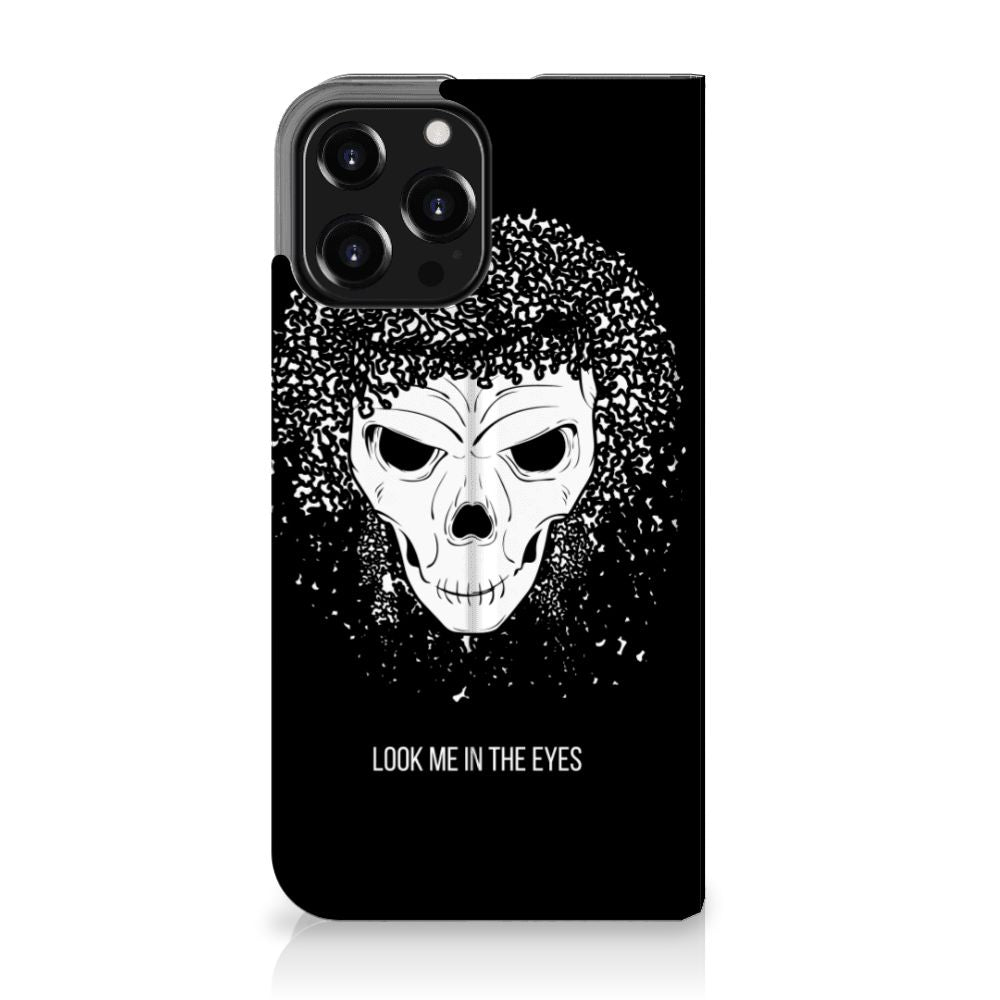 Mobiel BookCase iPhone 13 Pro Max Skull Hair - B2C Telecom