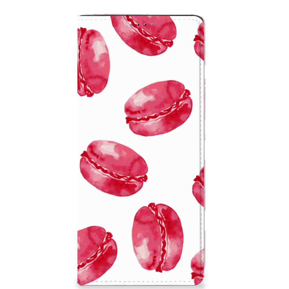 Samsung Galaxy A22 5G Flip Style Cover Pink Macarons - B2C Telecom