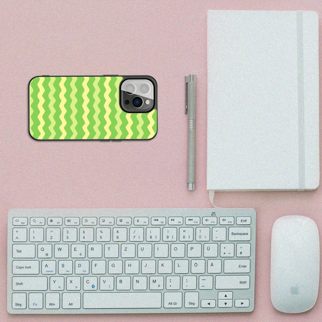 iPhone 13 Pro Back Case Waves Green B2C Telecom