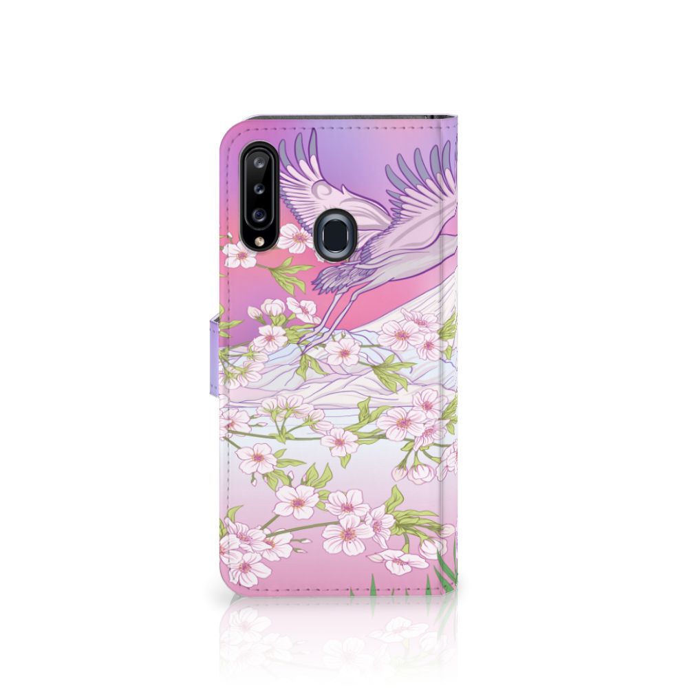 Samsung Galaxy A20s Telefoonhoesje met Pasjes Bird Flying
