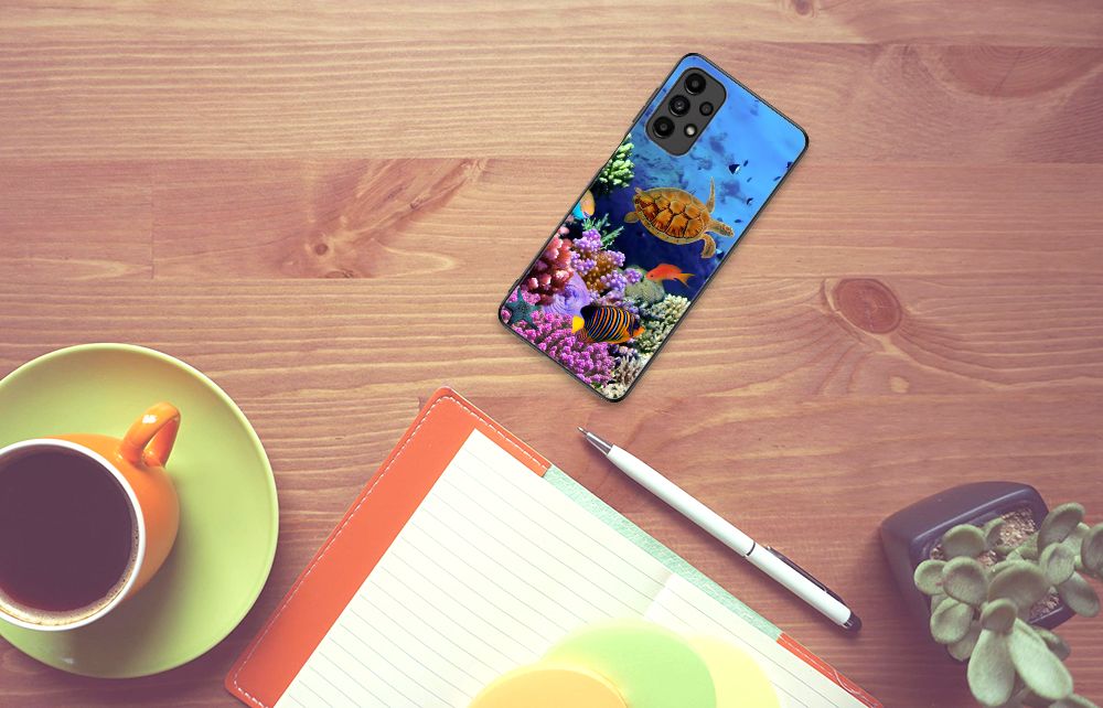 Samsung Galaxy A13 4G Dierenprint Telefoonhoesje Vissen B2C Telecom