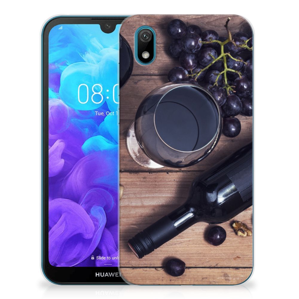 Huawei Y5 (2019) Siliconen Case Wijn