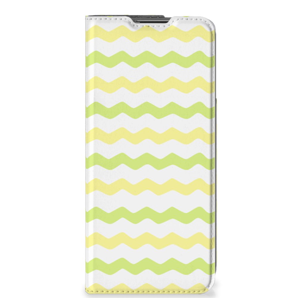 OnePlus Nord CE 2 5G Hoesje met Magneet Waves Yellow - B2C Telecom