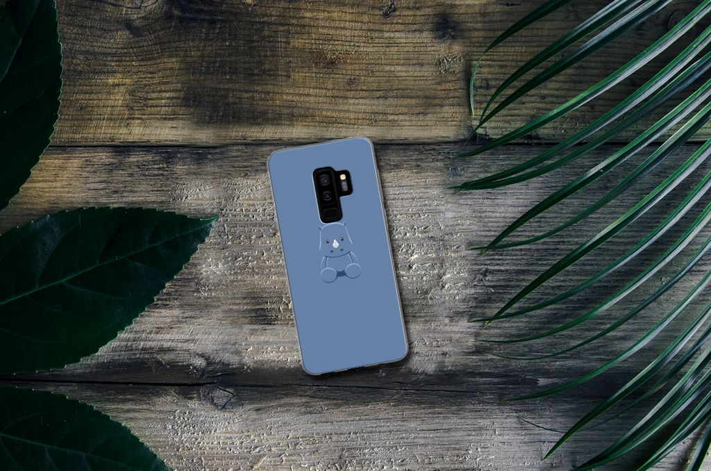 Samsung Galaxy S9 Plus Telefoonhoesje met Naam Baby Rhino