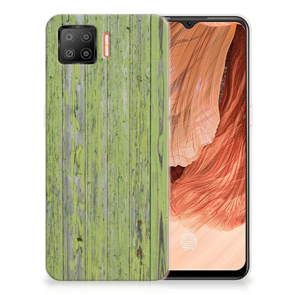 OPPO A73 4G Bumper Hoesje Green Wood B2C Telecom