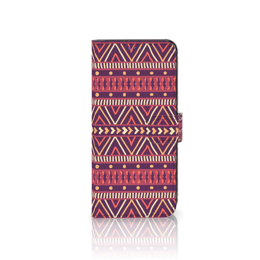 OPPO Find X5 Telefoon Hoesje Aztec Paars