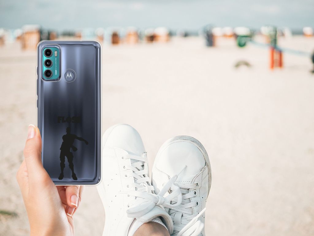 Motorola Moto G60 Telefoonhoesje met Naam Floss B2C Telecom