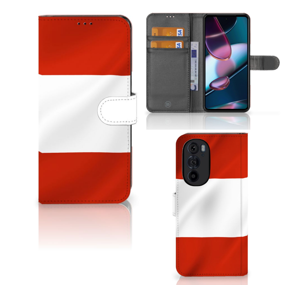Motorola Edge 30 Pro Bookstyle Case Oostenrijk