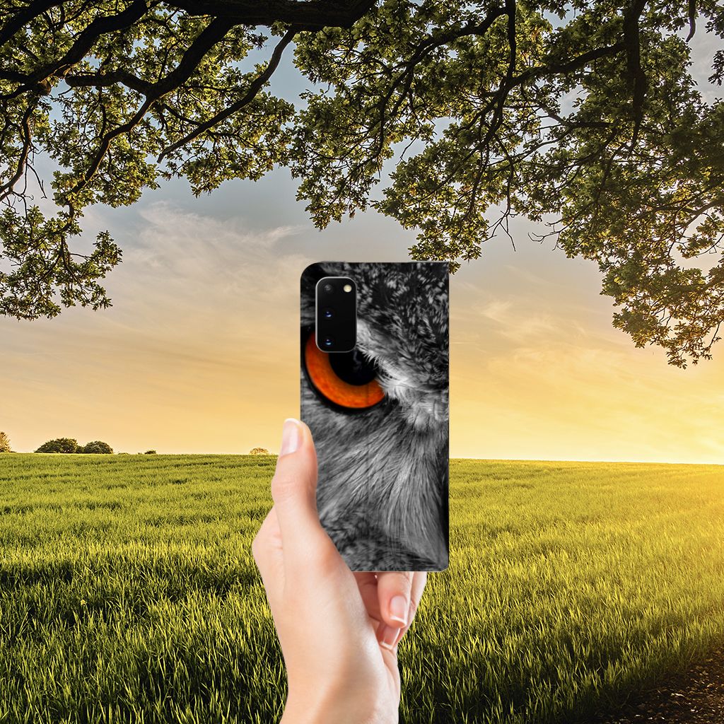 Samsung Galaxy S20 Hoesje maken Uil - B2C Telecom