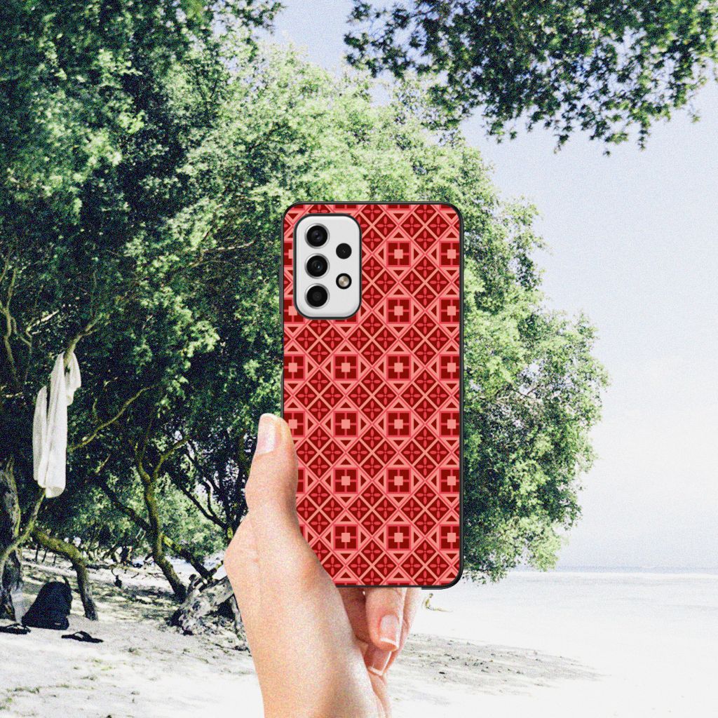 Samsung Galaxy A23 Back Case Batik Rood B2C Telecom