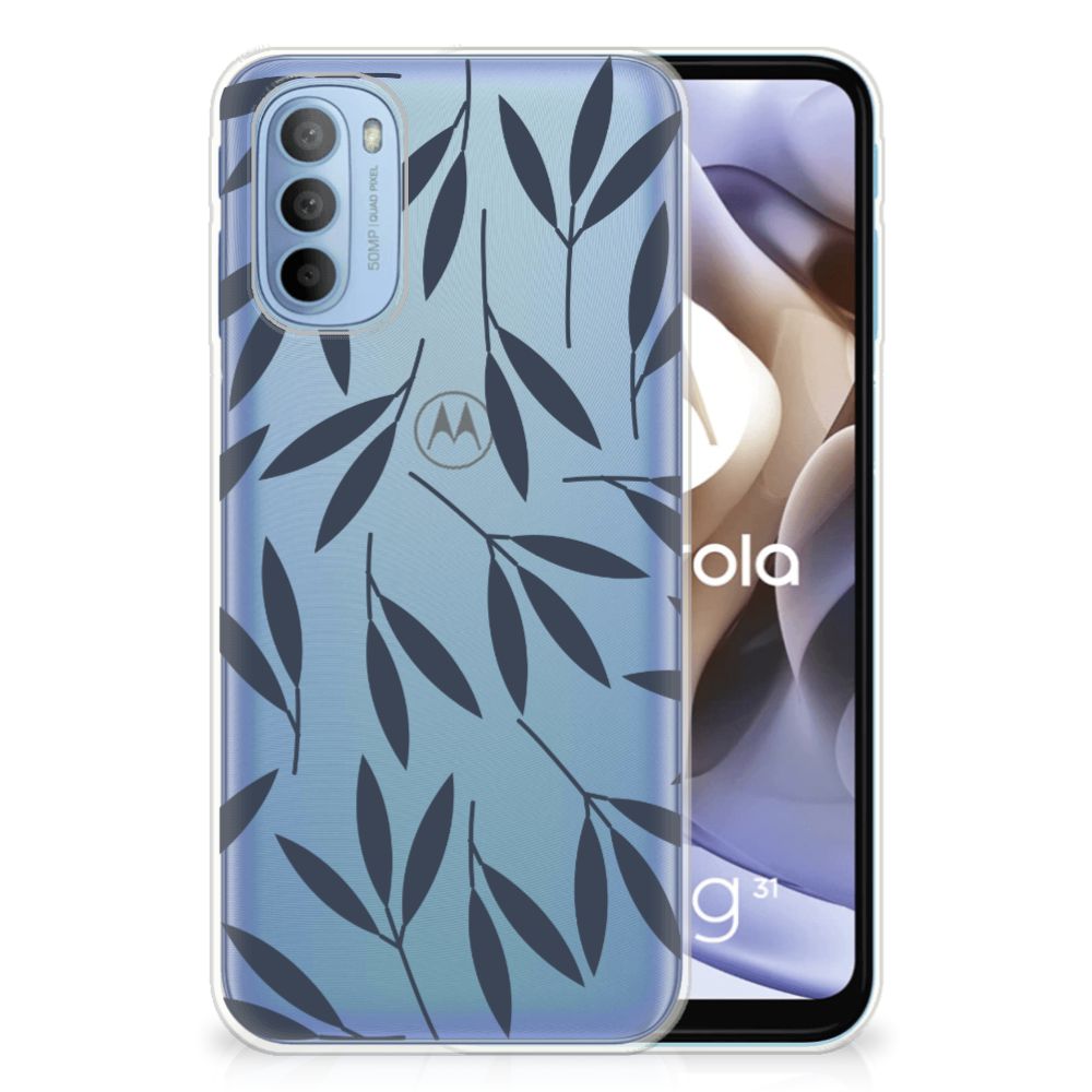 Motorola Moto G31 | G41 TPU Case Leaves Blue B2C Telecom