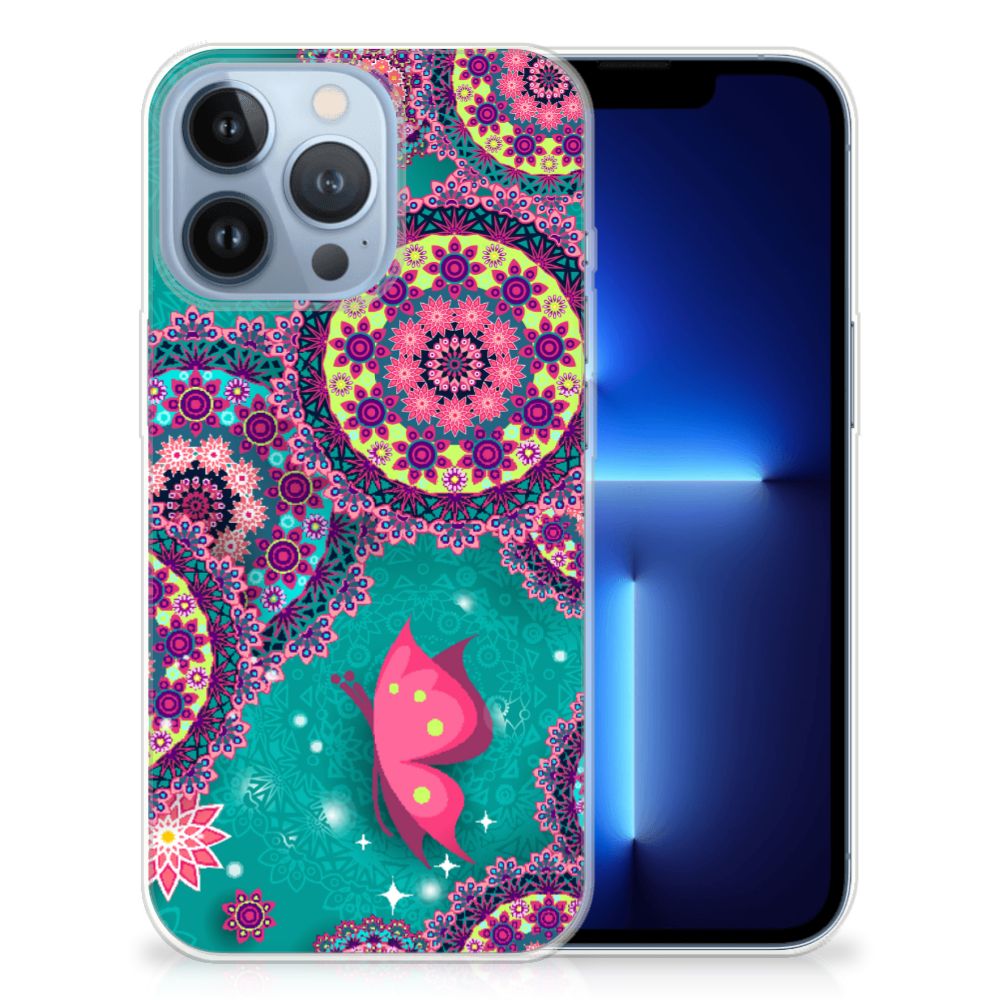 Apple iPhone 13 Pro Hoesje maken Cirkels en Vlinders B2C Telecom