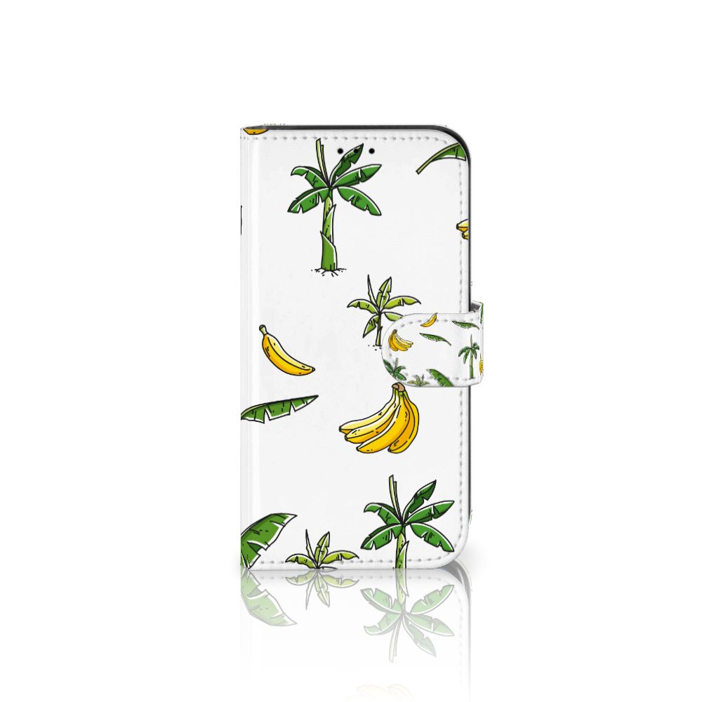 Apple iPhone 13 Hoesje Banana Tree met vrolijk ontwerp van bananenbomen en bananen 🍌.