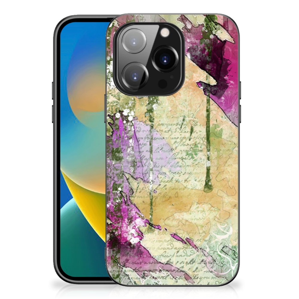 Kleurrijke Telefoonhoesje iPhone 14 Pro Letter Painting B2C Telecom