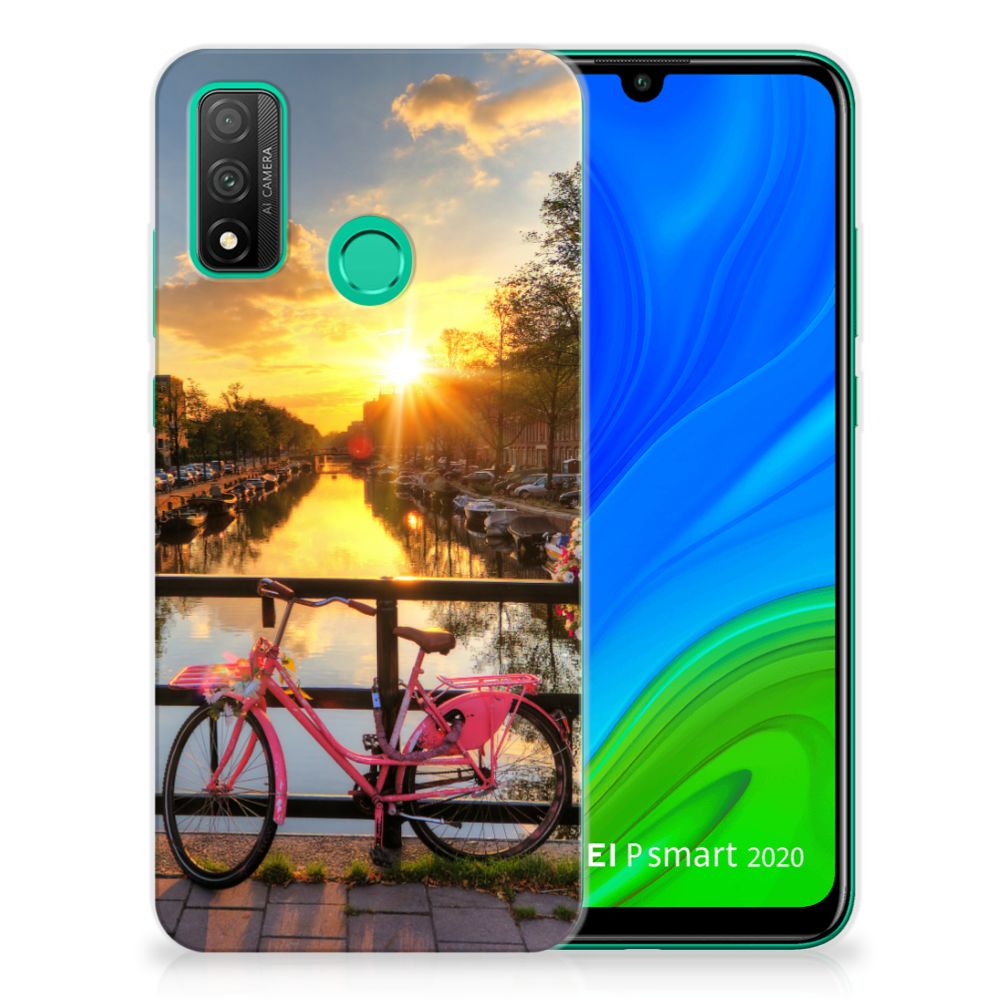 Huawei P Smart 2020 Siliconen Back Cover Amsterdamse Grachten