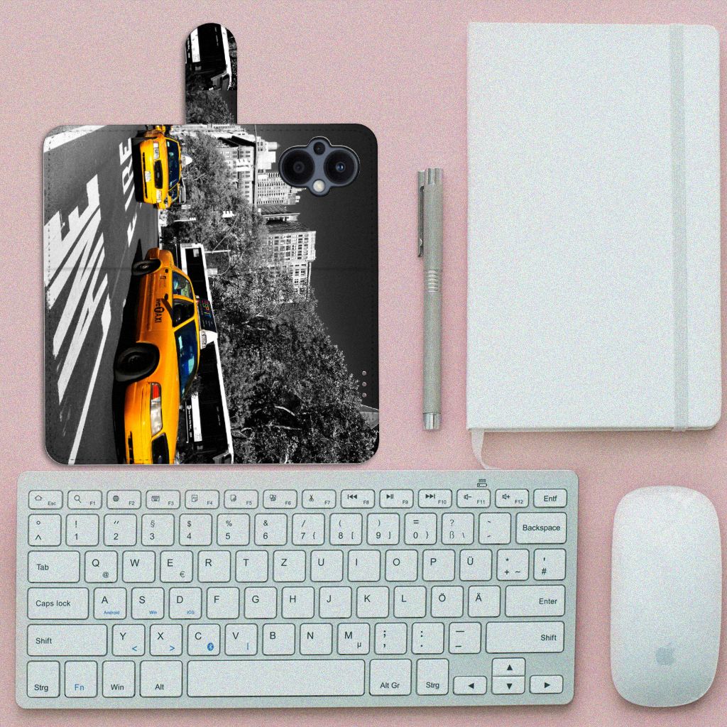 OPPO Reno 8 Lite | OnePlus Nord N20 Flip Cover New York Taxi