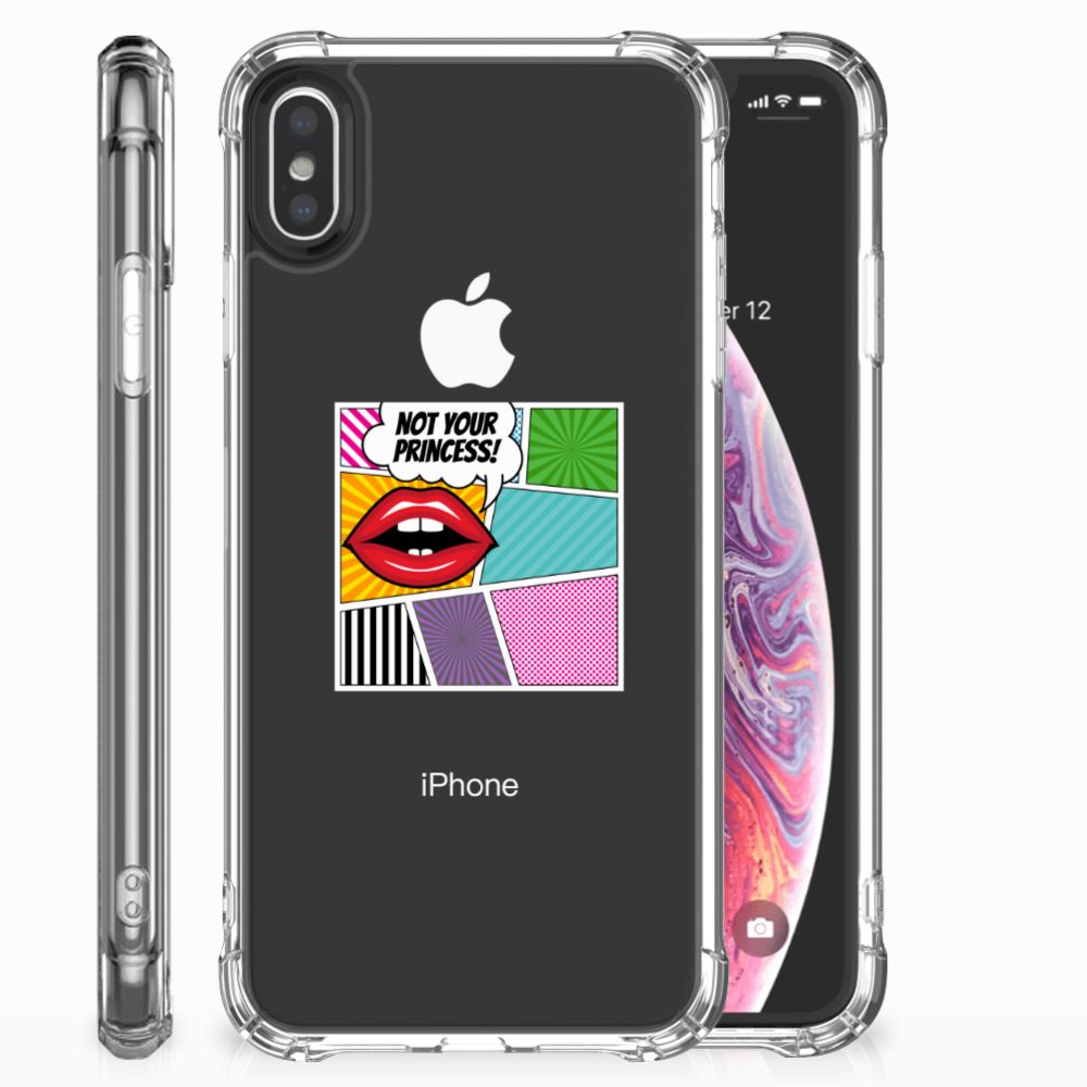 Apple iPhone X | Xs Anti Shock Bumper Case Popart Princess