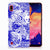 Silicone Back Case Samsung Galaxy A10 Angel Skull Blauw