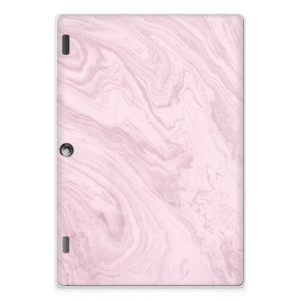 Lenovo Tab 10 | Tab 2 A10-30 Tablet Back Cover Marble Pink - Origineel Cadeau Vriendin - B2C Telecom