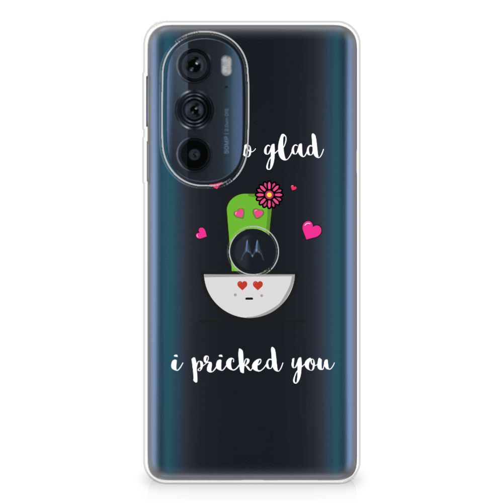 Motorola Edge 30 Pro Telefoonhoesje met Naam Cactus Glad B2C Telecom