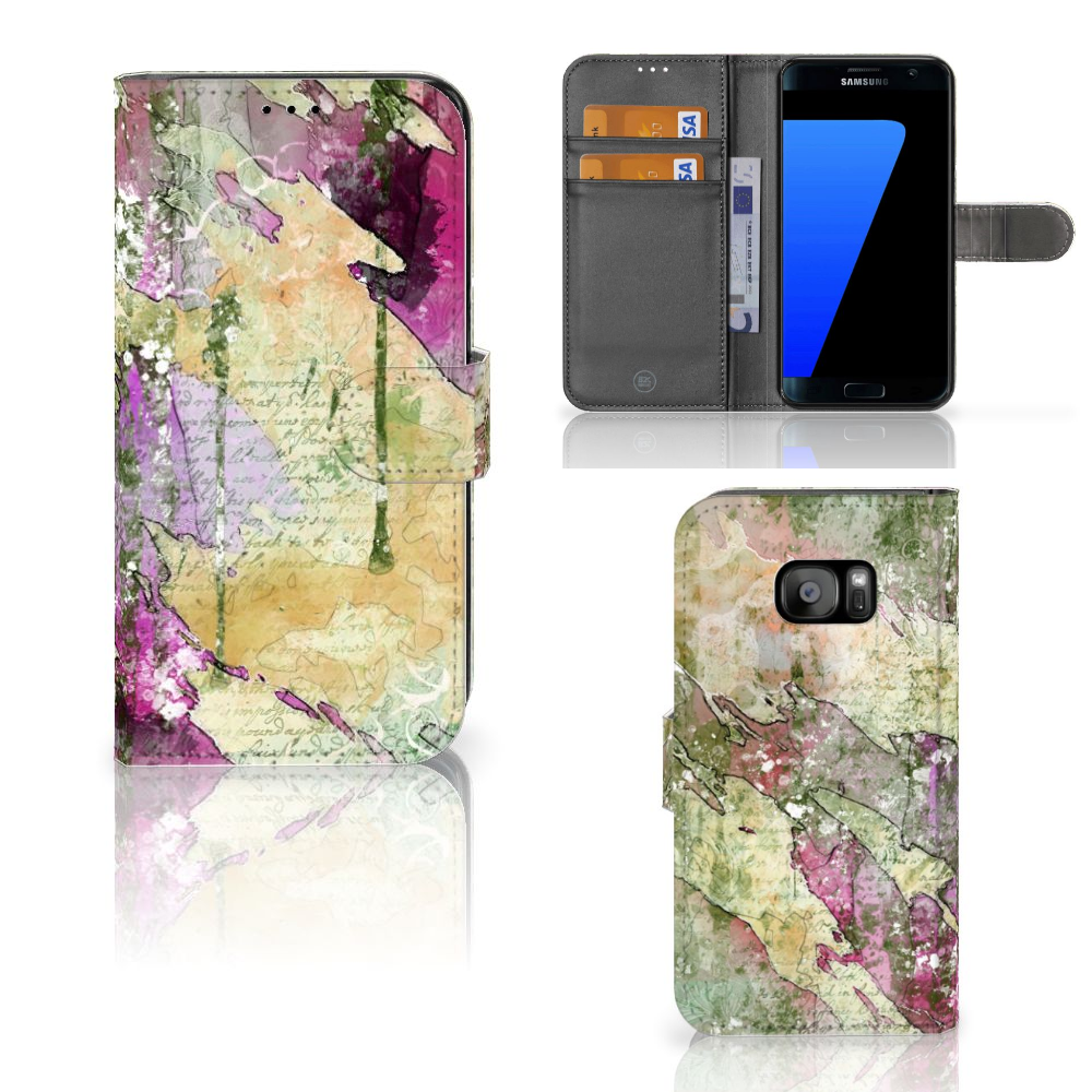 Hoesje Samsung Galaxy S7 Edge Letter Painting