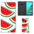 Samsung Galaxy A40 Flip Style Cover Watermelons