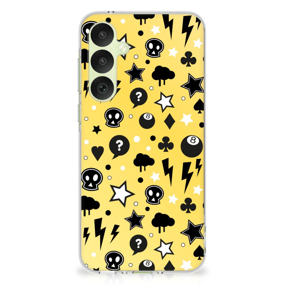 Silicone Back Case Samsung Galaxy A35 Punk Geel