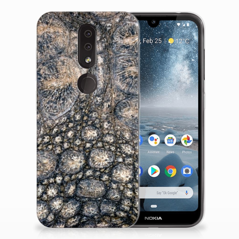 Nokia 4.2 TPU Hoesje Krokodillenprint