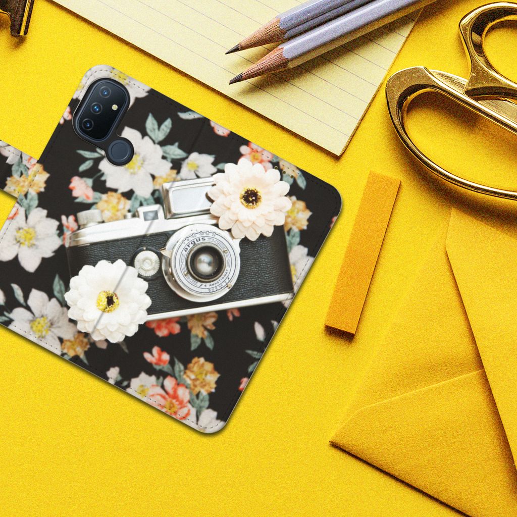 OnePlus Nord N100 Telefoonhoesje met foto Vintage Camera