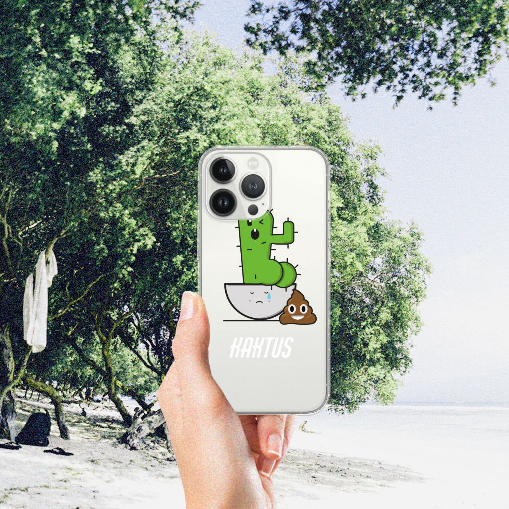 iPhone 13 Pro Max Telefoonhoesje met Naam Cactus Poo B2C Telecom
