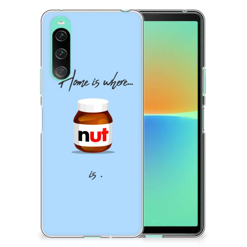 Sony Xperia 10 V Siliconen Case Nut Home