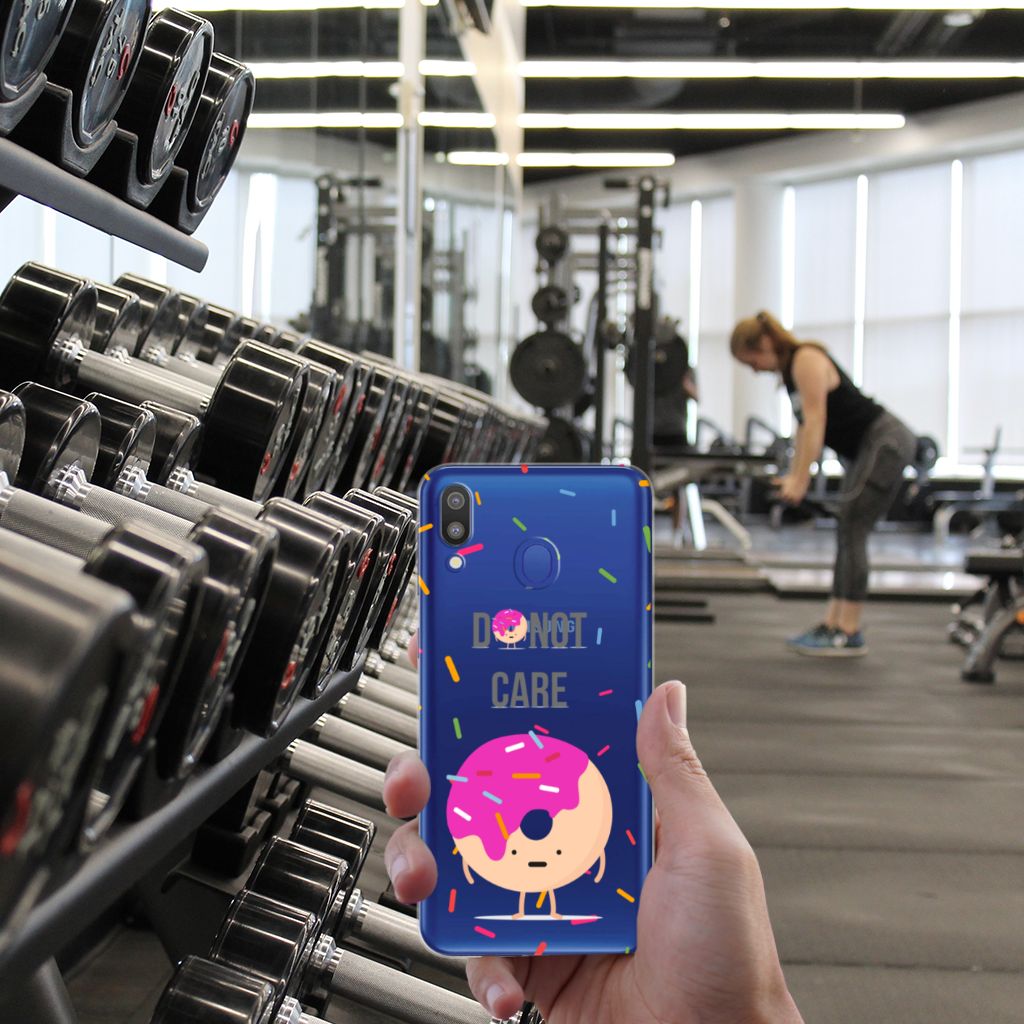 Samsung Galaxy M20 (Power) Siliconen Case Donut Roze