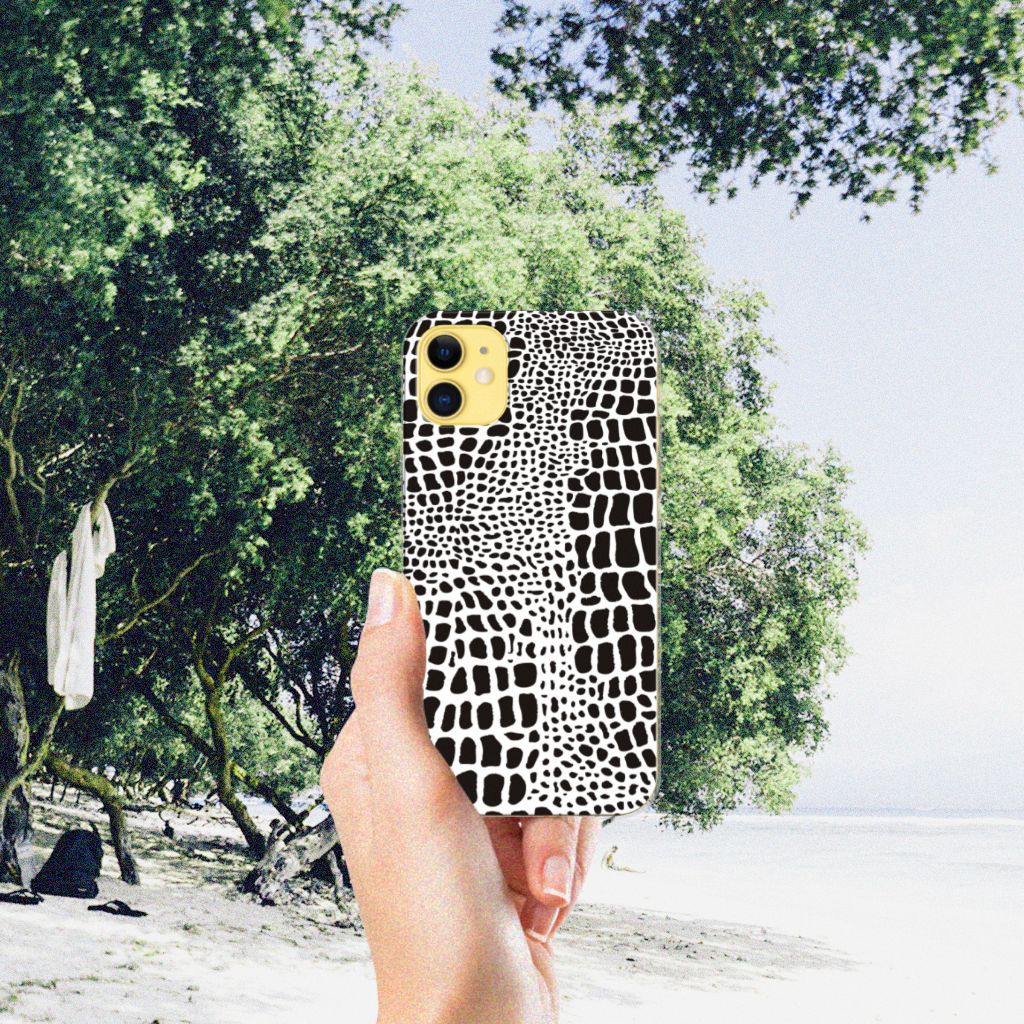 Apple iPhone 11 TPU Hoesje Slangenprint