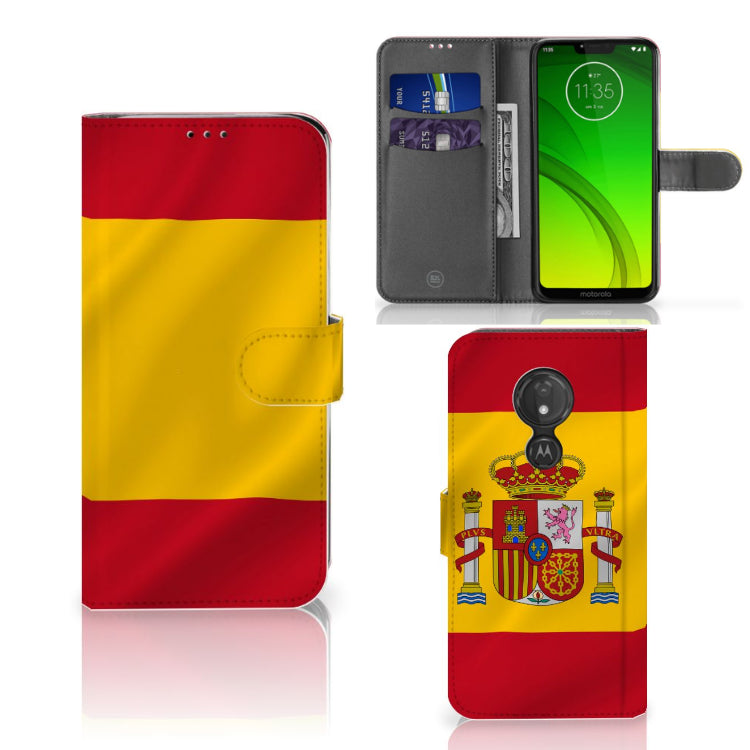 Motorola Moto G7 Power Bookstyle Case Spanje