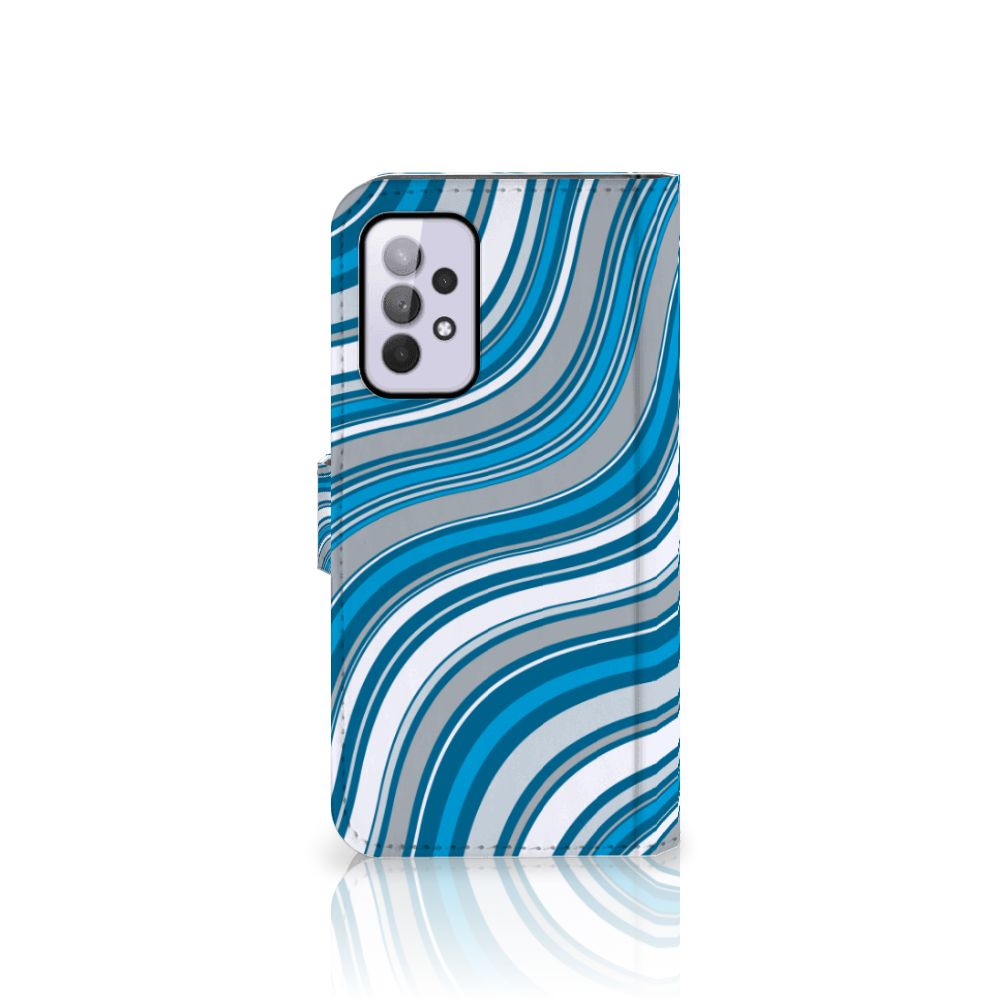 Samsung Galaxy A33 5G Telefoon Hoesje Waves Blue