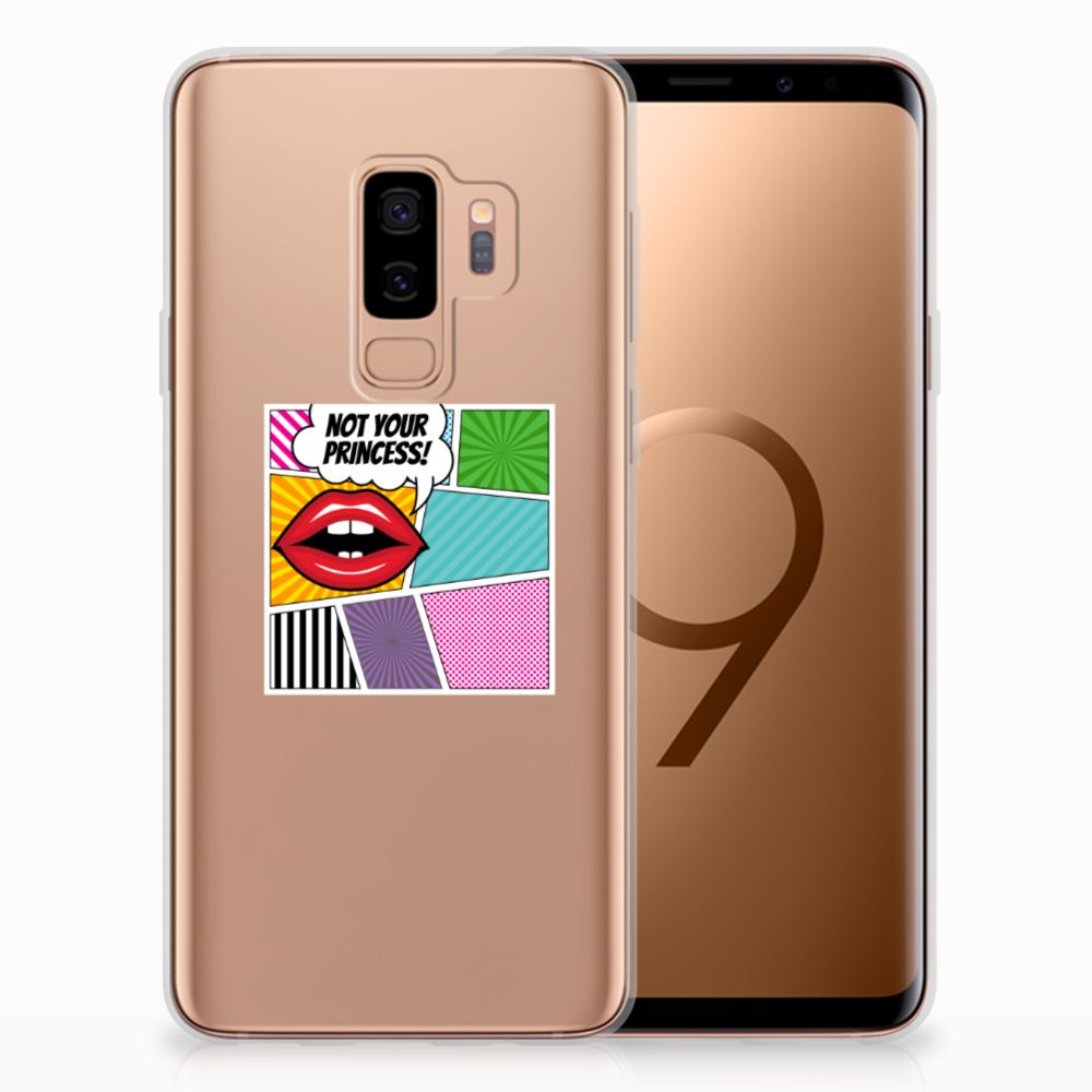 Samsung Galaxy S9 Plus Silicone Back Cover Popart Princess