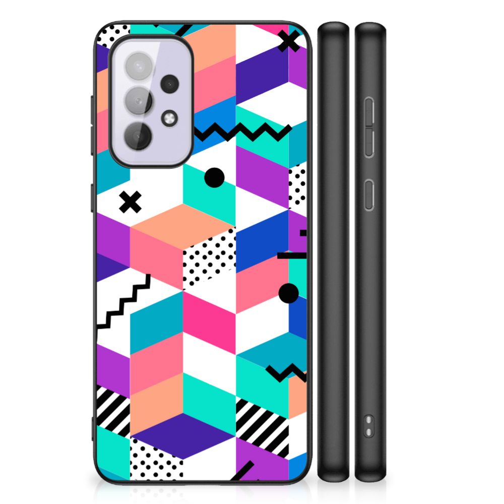 Samsung Galaxy A33 5G Backcover Blokken Kleurrijk B2C Telecom
