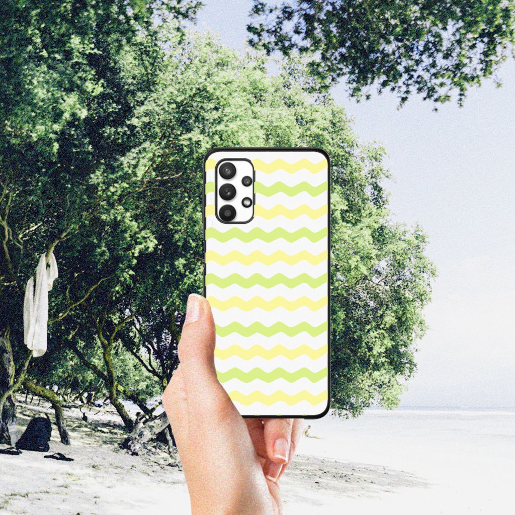 Samsung Galaxy A32 5G Back Case Waves Yellow B2C Telecom