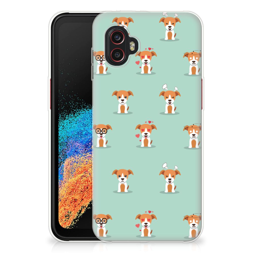 Samsung Galaxy Xcover 6 Pro TPU Hoesje Pups