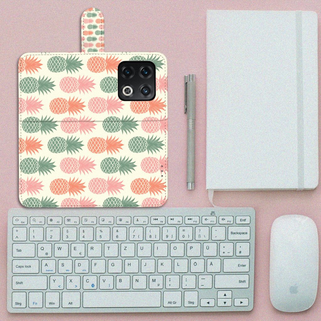 OnePlus 10 Pro Book Cover Ananas